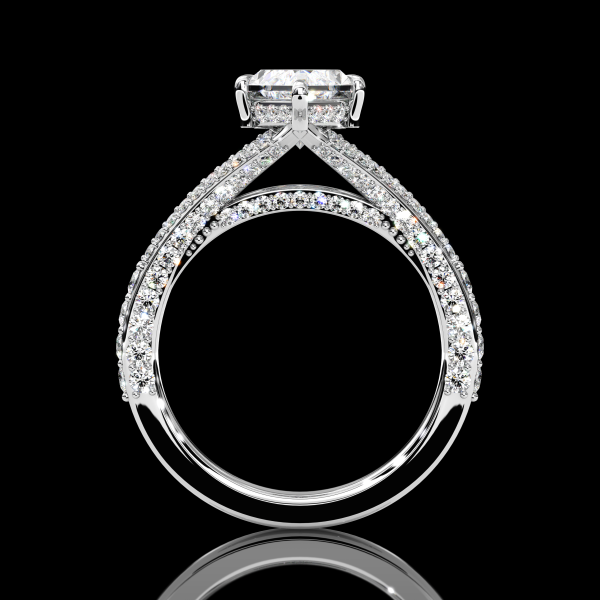 5 carat Marquis Split Shank Diamond Ring - Image 3