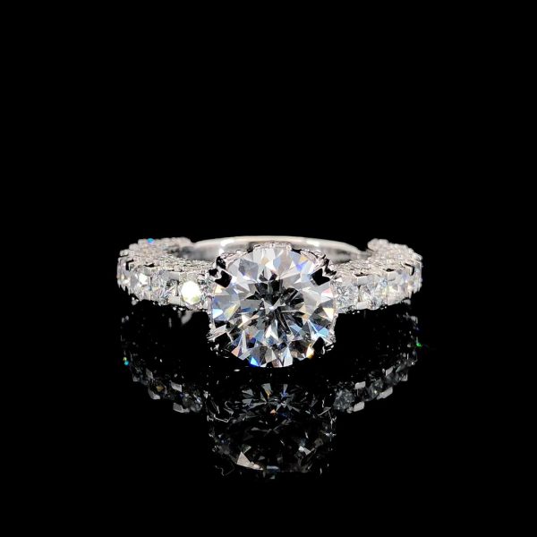7+ carat Round Brilliant Diamond Ring