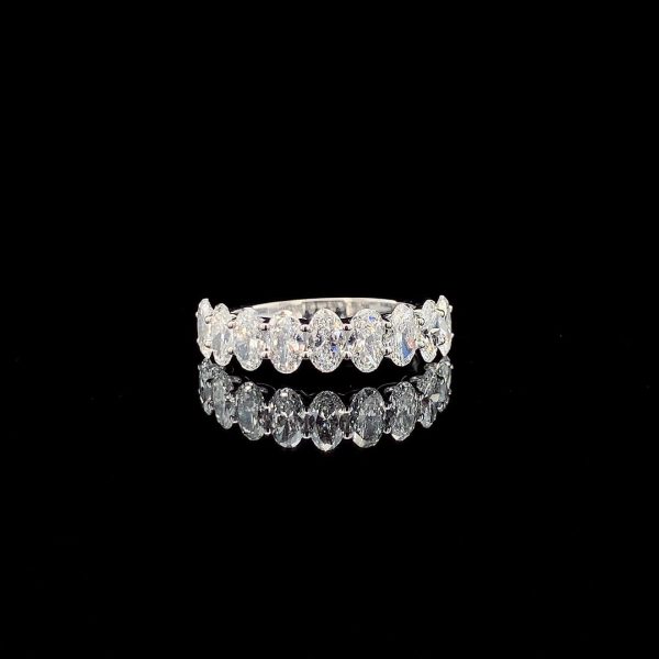 3 carat Oval Diamond Band