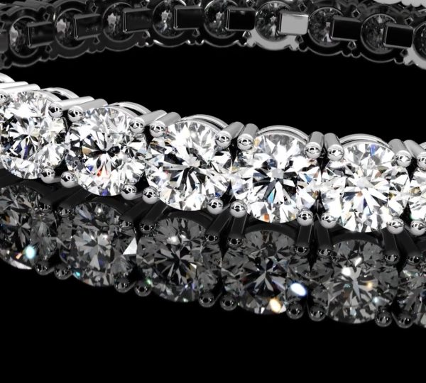 20 CARAT 4 PRONG DIAMOND TENNIS BRACELET - Image 2