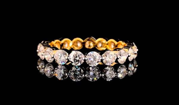 2 Carat Round Diamond Band