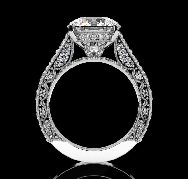 7+ ct Round Brilliant Diamond Ring - Image 3