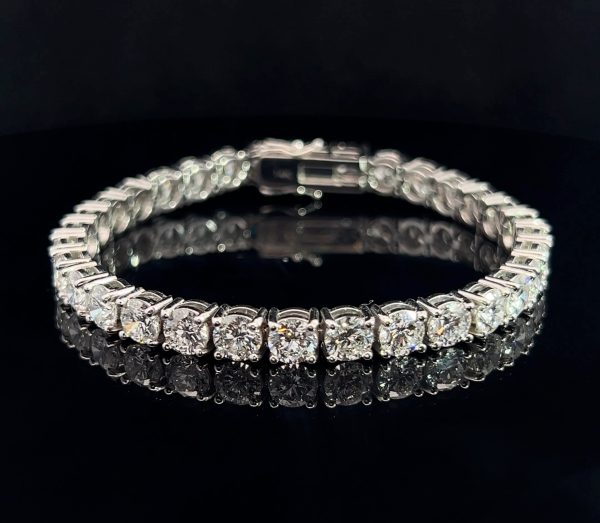 20 CARAT 4 PRONG DIAMOND TENNIS BRACELET
