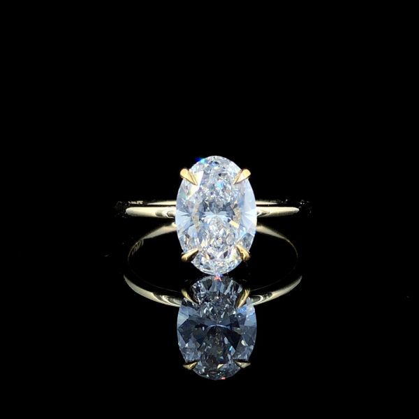 4.5 carat Oval Solitaire Diamond Ring