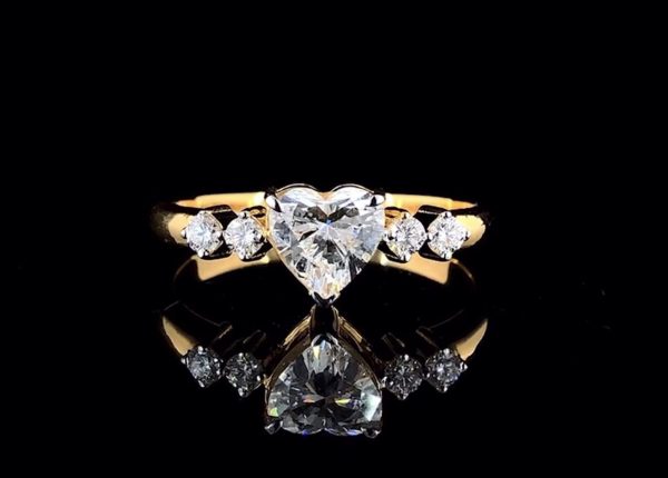 3.5 carat Heart Diamond Ring
